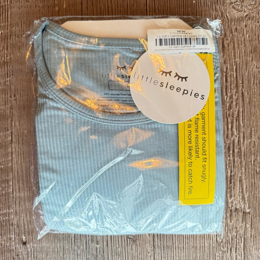 NEW Little Sleepies Two Piece top and bottom Pajamas Size 16